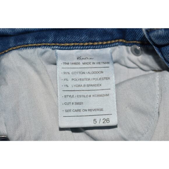 KANCAN $66 Serena High Rise Ankle Skinny Jean Medium Wash Distressed‎ Size 26 - Picture 3 of 3